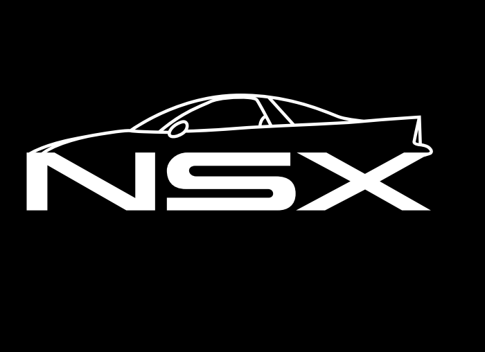 HONDA NSX LOGO PROJECTOT LIGHTS Nr.05 (quantity 1 = 2 Logo Films