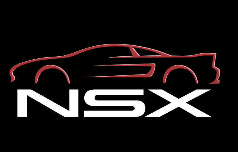HONDA NSX LOGO PROJECTOT LIGHTS Nr.06 (quantity 1 = 2 Logo Films