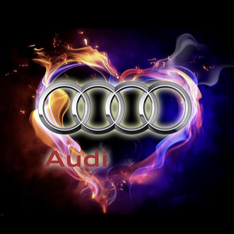 AUDI Original LOGO PROJECTOT LIGHTS Nr.004 (quantity 1 \u003d 2 Logo Films –  LeoLeeLedköln, image size:948x948