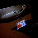 AUDI S3 LOGO PROJECTOT LIGHTS Nr.153  (quantity 1 = 2 Logo Films /2 door lights)