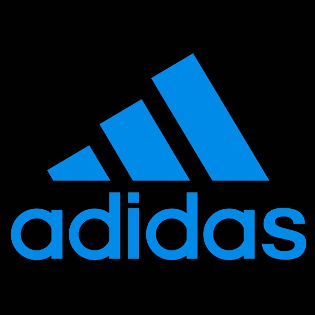 Adidas logo blue best sale