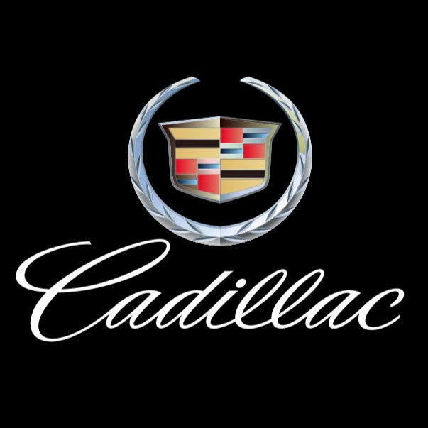 CADILLAC ORIGINAL LOGO PROJECTOT LIGHTS Nr.256 (Menge 1 = 2 Logofolien /2 Türleuchten） 