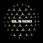 MERCEDES BENZ GLS 500 LOGO PROJECTOT LIGHTS  (quantity 1 = 1 set /2 door lights with 2 logo films)Nr.02M472