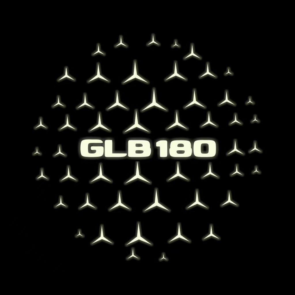 MERCEDES BENZ GLB 180 LOGO PROJECTOT LIGHTS  (quantity 1 = 1 set /2 door lights with 2 logo films)Nr.02M415