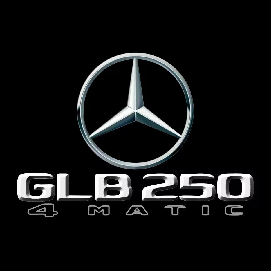 MERCEDES BENZ GLB 250 LOGO PROJECTOT LIGHTS  (quantity 1 = 1 set /2 door lights with 2 logo films)Nr.02M425