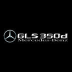 MERCEDES BENZ GLS 350d LOGO PROJECTOT LIGHTS  (quantity 1 = 1 set /2 door lights with 2 logo films)Nr.02M465