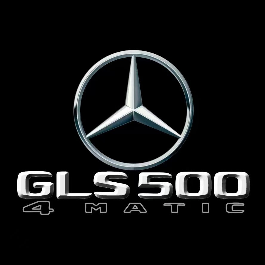 MERCEDES BENZ GLS 500 LOGO PROJECTOT LIGHTS  (quantity 1 = 1 set /2 door lights with 2 logo films)Nr.02M473