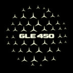 MERCEDES BENZ GLE 450 LOGO PROJECTOT LIGHTS  (quantity 1 = 1 set /2 door lights with 2 logo films)Nr.02M455