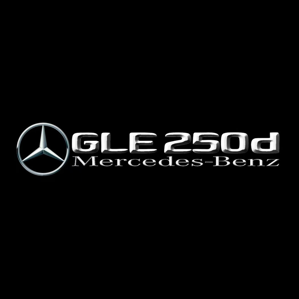 MERCEDES BENZ GLE 250d LOGO PROJECTOT LIGHTS  (quantity 1 = 1 set /2 door lights with 2 logo films)Nr.02M450