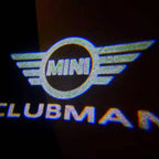 MINI CLUBMAN LOGO PROJECROTR LIGHTS Nr.130 (quantity  1 =  2 Logo Film /  2 door lights)