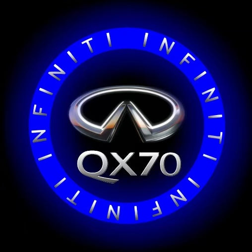 INFINITI QX 70 LOGO PROJECROTR LIGHTS (quantity 1 = 1 sets/2 door lights) Nr.47d03
