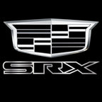 CADILLAC SRX LOGO PROJECTOT LIGHTS Nr.2659 (quantity 1 = 2 Logo Films /2 door lights）