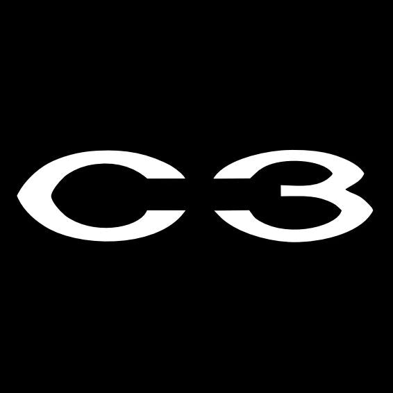 CITROËN ORIGINAL LOGO PROJECTOT LIGHTS Nr.2801 (quantità 1 = 2 pellicole logo /2 luci porta） 