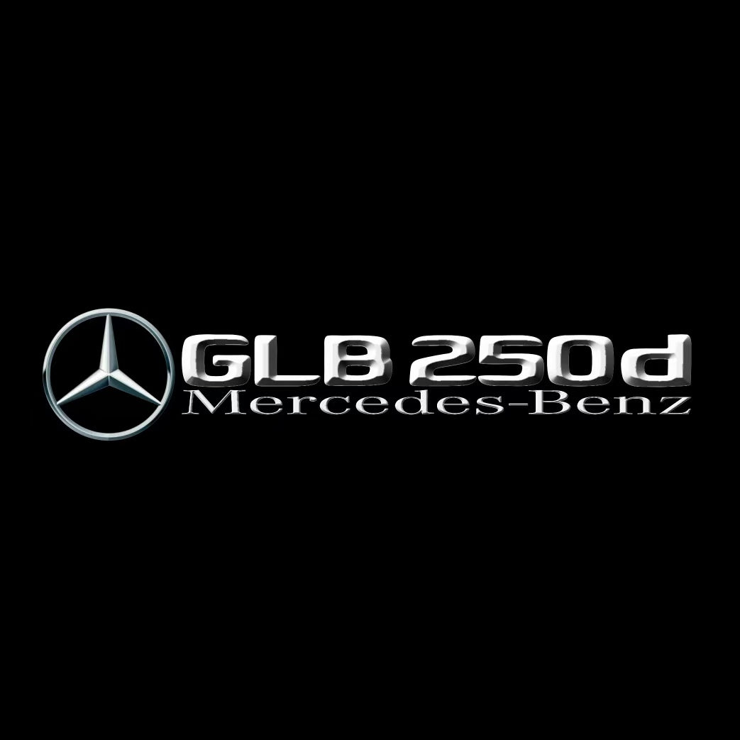 MERCEDES BENZ GLB 250d LOGO PROJECTOT LIGHTS  (quantity 1 = 1 set /2 door lights with 2 logo films)Nr.02M426