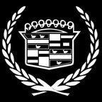 CADILLAC ORIGINAL LOGO PROJECTOT LIGHTS Nr.2650 (quantity 1 = 2 Logo Films /2 door lights）