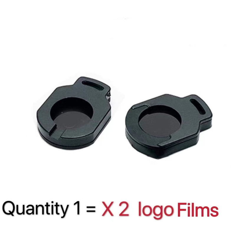 AUDI QUATTRO LOGO PROJECTOT LIGHTS Nr.95   (quantity 1 = 2 Logo Films /2 door lights）