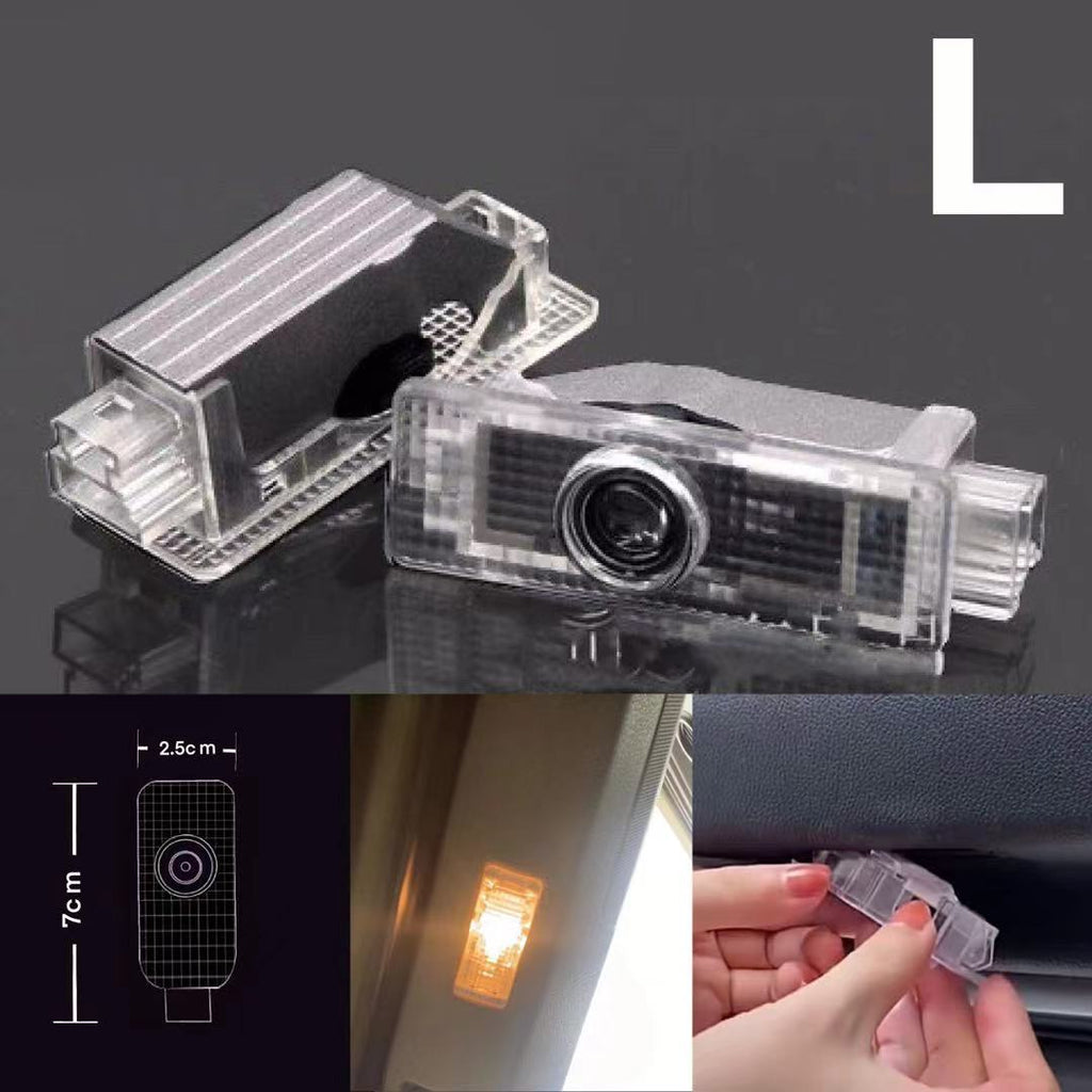 2-Piece 50th Anniversary LED Welcome Light Projector For BMW 5/6/7/X5/X6/X7/M3/M4/M5