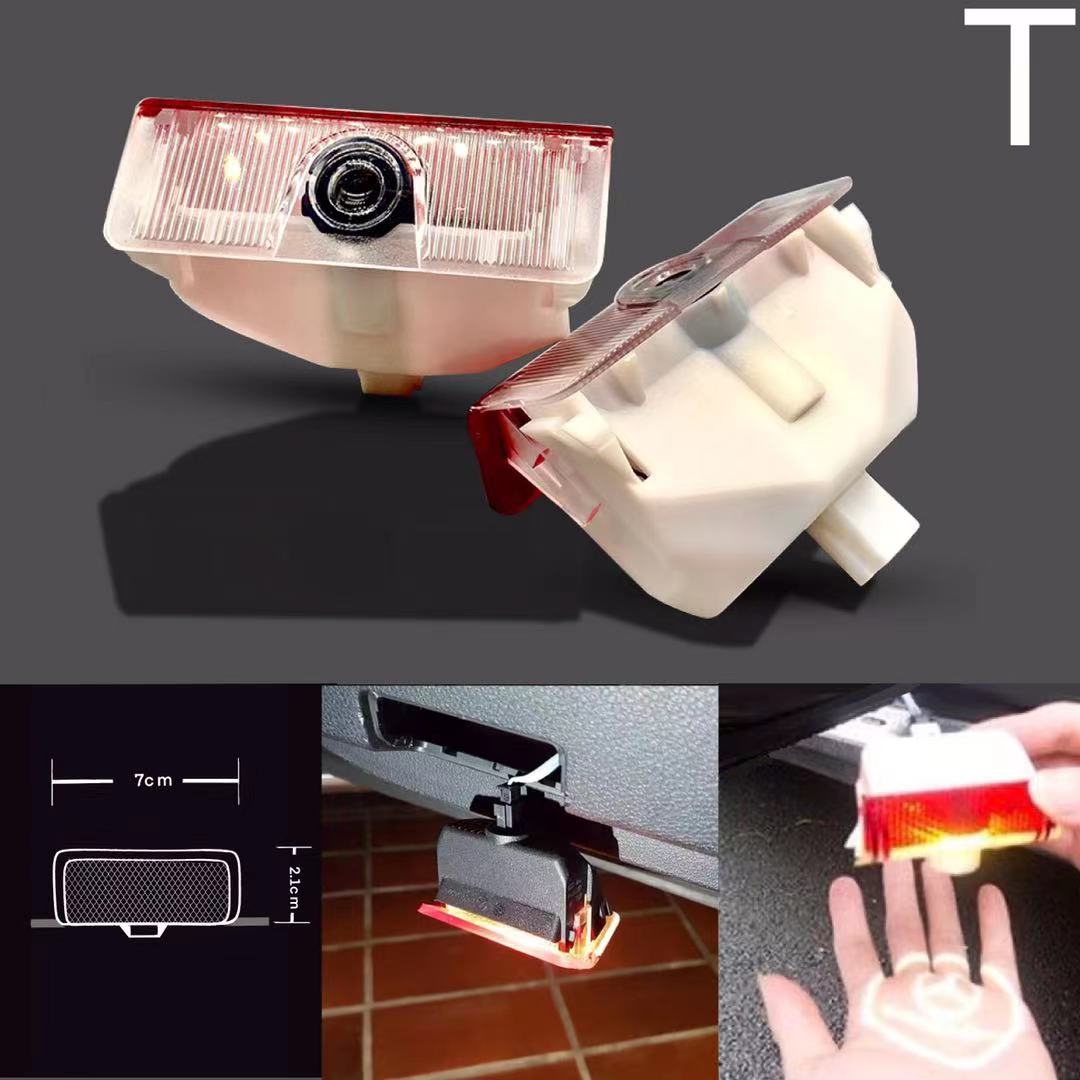 MERCEDES BENZ V8  BITURBO LOGO PROJECTOT LIGHTS Nr.22 (quantity 1 = 1 sets/2 door lights)