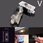 MERCEDES BENZ V8  BITURBO LOGO PROJECTOT LIGHTS Nr.22 (quantity 1 = 1 sets/2 door lights)