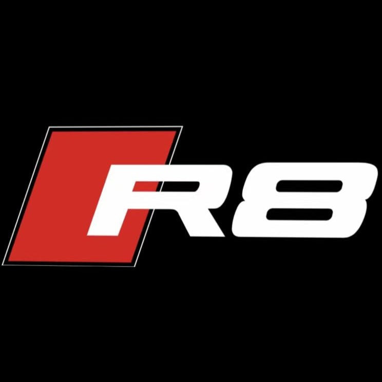 AUDI R8 LOGO PROJECTOT LIGHTS Nr.124 (quantity 1 = 2 Logo Films /2 doo