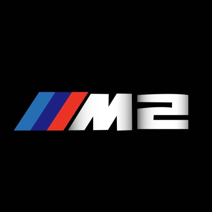 BMW 2 SERIES M2  LOGO PROJECTOT LIGHTS (quantity 1 = 1 sets/2 door lights)Nr.bmw00211