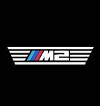 BMW 2 SERIES M2  LOGO PROJECTOT LIGHTS (quantity 1 = 1 sets/2 door lights)Nr.bmw00210