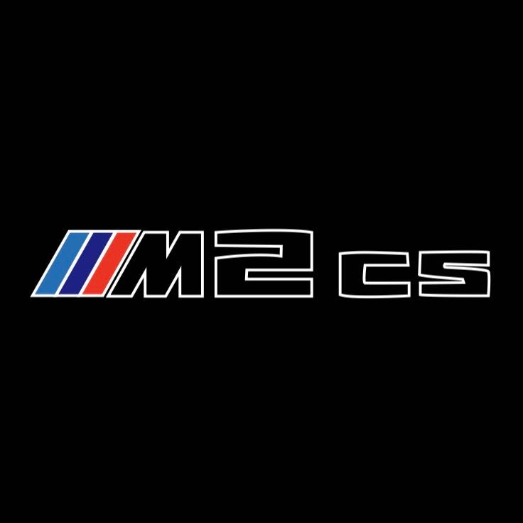 BMW  2 SERIES M2 LOGO PROJECTOT LIGHTS (quantity 1 = 1 sets/2 door lights)Nr.bmw00199