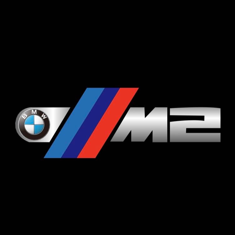 BMW  2 SERIES M2 LOGO PROJECTOT LIGHTS (quantity 1 = 1 sets/2 door lights)Nr.bmw00140