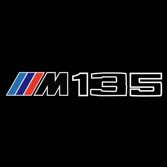 BMW  1 SERIES  M135   LOGO PROJECTOT LIGHTS (quantity 1 = 1 sets/2 door lights)Nr.bmw00126