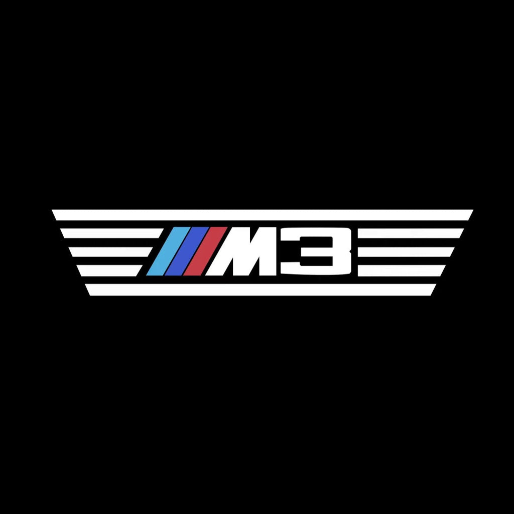 BMW 3 SERIES M3  LOGO PROJECTOT LIGHTS (quantity 1 = 1 sets/2 door lights)Nr.bmw00194