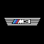 BMW 3 SERIES M3  LOGO PROJECTOT LIGHTS (quantity 1 = 1 sets/2 door lights)Nr.bmw00194