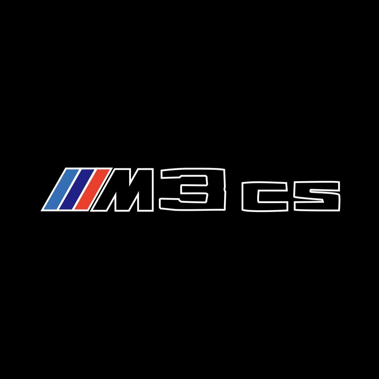 BMW 3 SERIES M3  LOGO PROJECTOT LIGHTS (quantity 1 = 1 sets/2 door lights)Nr.bmw00400