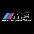 BMW 3 SERIES M3  LOGO PROJECTOT LIGHTS (quantity 1 = 1 sets/2 door lights) Nr.bmw406