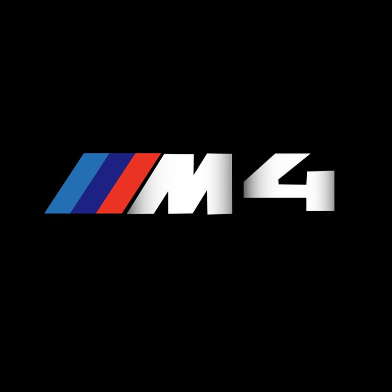 BMW M4 LOGO PROJECTOT LIGHTS Nr.6024 (Menge 1 = 1 Satz/2 Türleuchten)