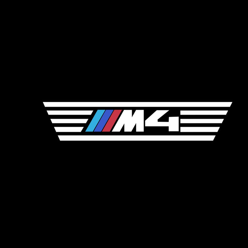 LUCI BMW M4 LOGO PROJECTOT Nr.6024 (quantità 1 = 1 set/2 luci porta)