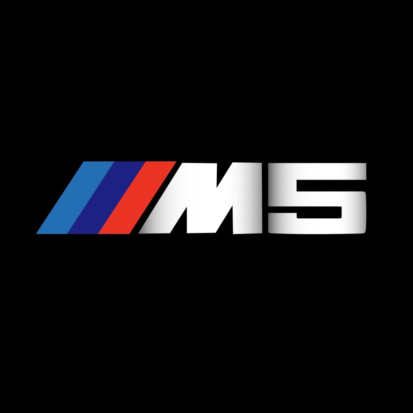 BMW  5 SERIES M5 LOGO PROJECTOT LIGHTS (quantity 1 = 1 sets/2 door lights)Nr.bmw00237