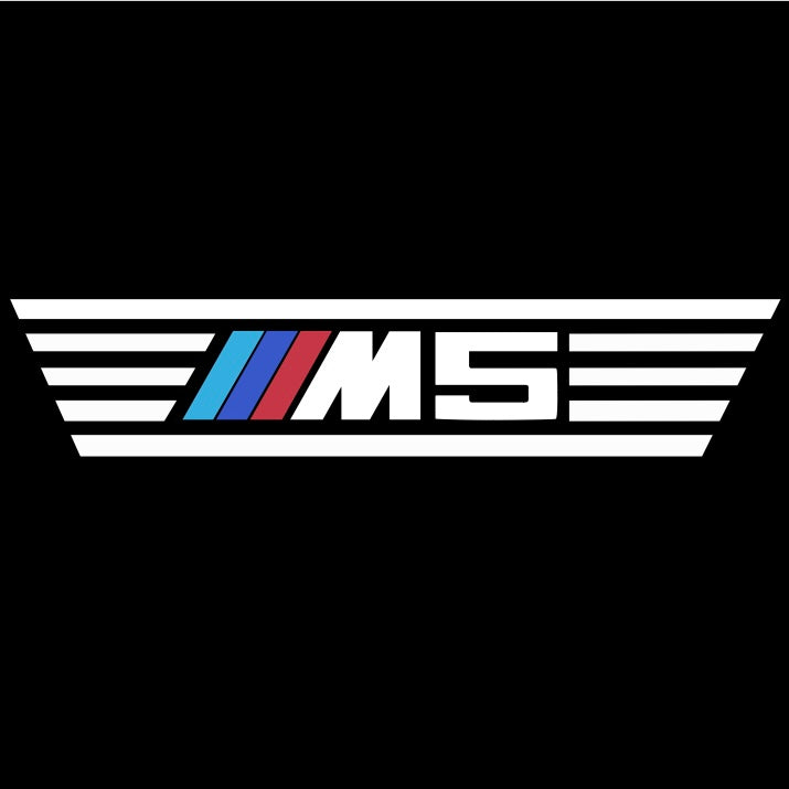 BMW 5 SERIES M5 LOGO PROJECTOT LIGHTS (quantity 1 = 1 sets/2 door lights)Nr.bmw00259