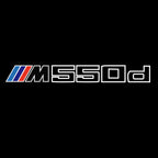 BMW 5 SERIES M550 d  LOGO PROJECTOT LIGHTS (quantity 1 = 1 sets/2 door lights)Nr.bmw00244