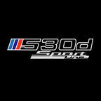BMW 5 SERIES 530 d  LOGO PROJECTOT LIGHTS (quantity 1 = 1 sets/2 door lights)Nr.bmw00240