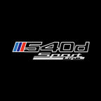 BMW 5 SERIES 540 d  LOGO PROJECTOT LIGHTS (quantity 1 = 1 sets/2 door lights)Nr.bmw00238