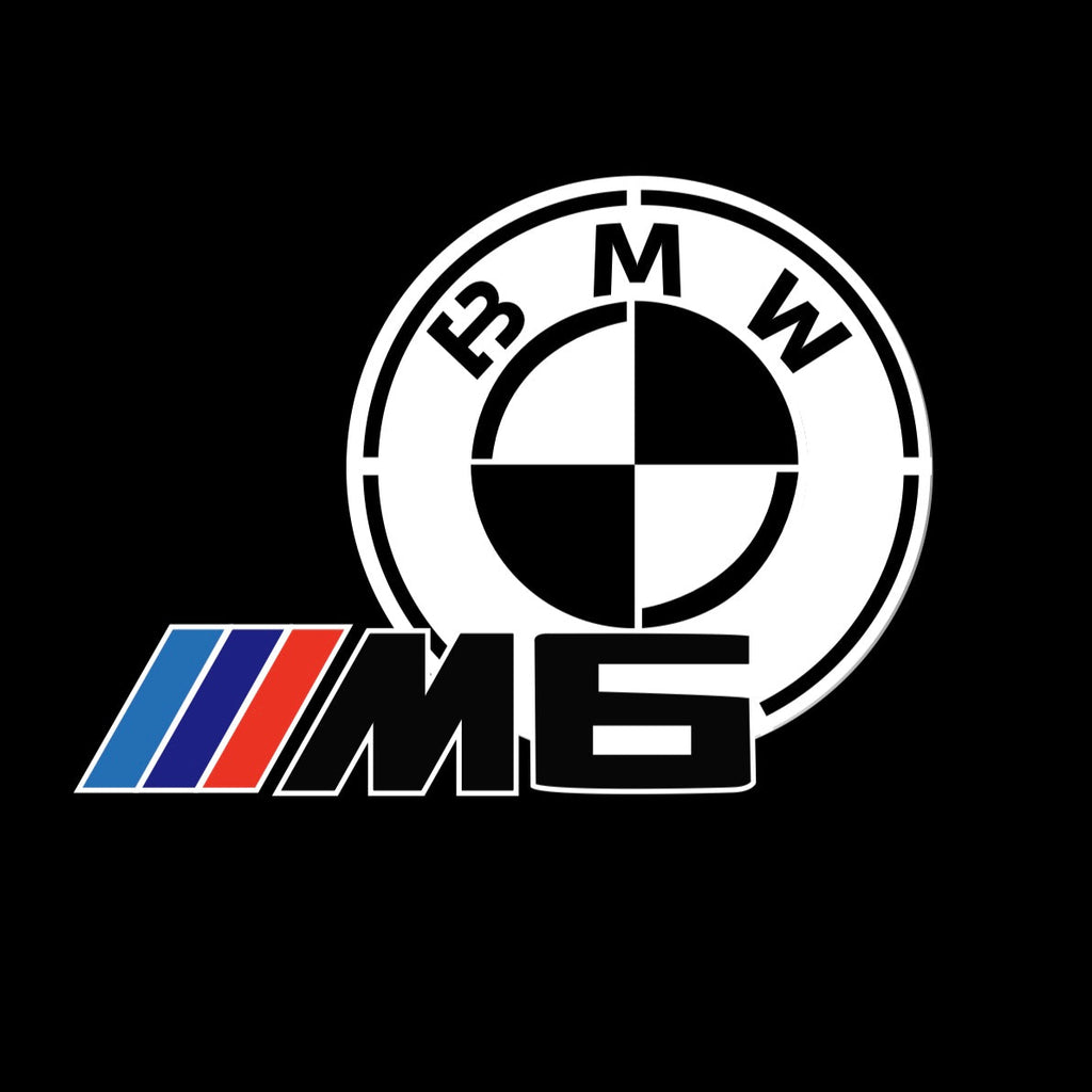 BMW 6 SERIES M6  LOGO PROJECTOT LIGHTS (quantity 1 = 1 sets/2 door lights)Nr.bmw00287