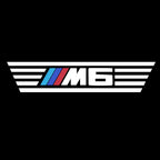 BMW 6 SERIES M6   LOGO PROJECTOT LIGHTS (quantity 1 = 1 sets/2 door lights)Nr.bmw00285
