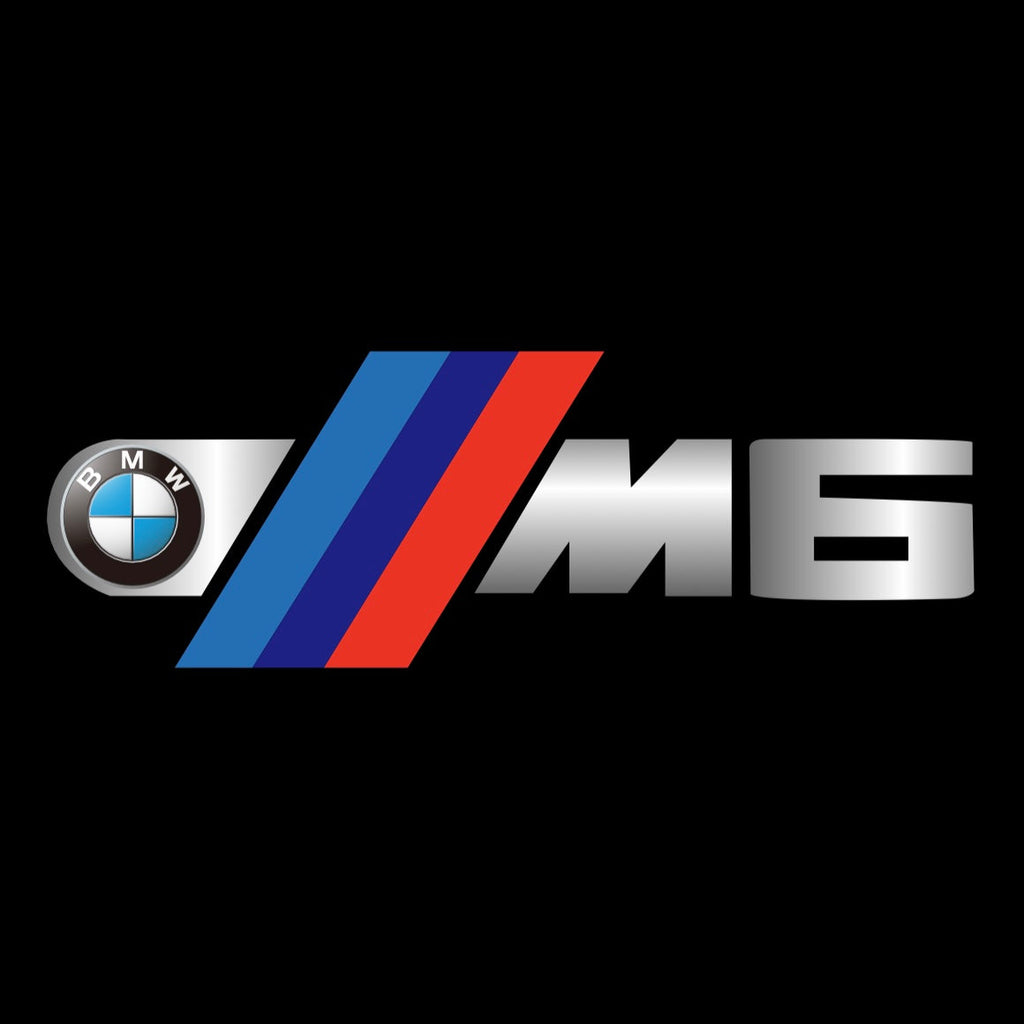 BMW 6 SERIES M6  LOGO PROJECTOT LIGHTS (quantity 1 = 1 sets/2 door lights)Nr.bmw00277