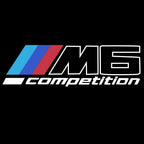 BMW 6 SERIES M6   LOGO PROJECTOT LIGHTS (quantity 1 = 1 sets/2 door lights)Nr.bmw00284