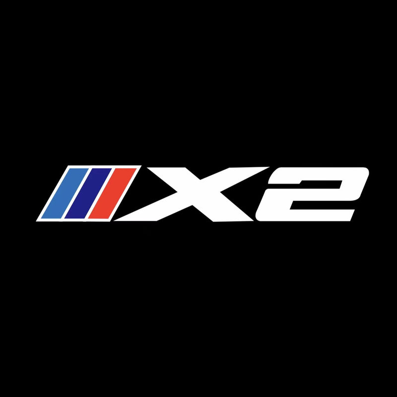 BMW  X2  LOGO PROJECTOT LIGHTS Nr.600X202