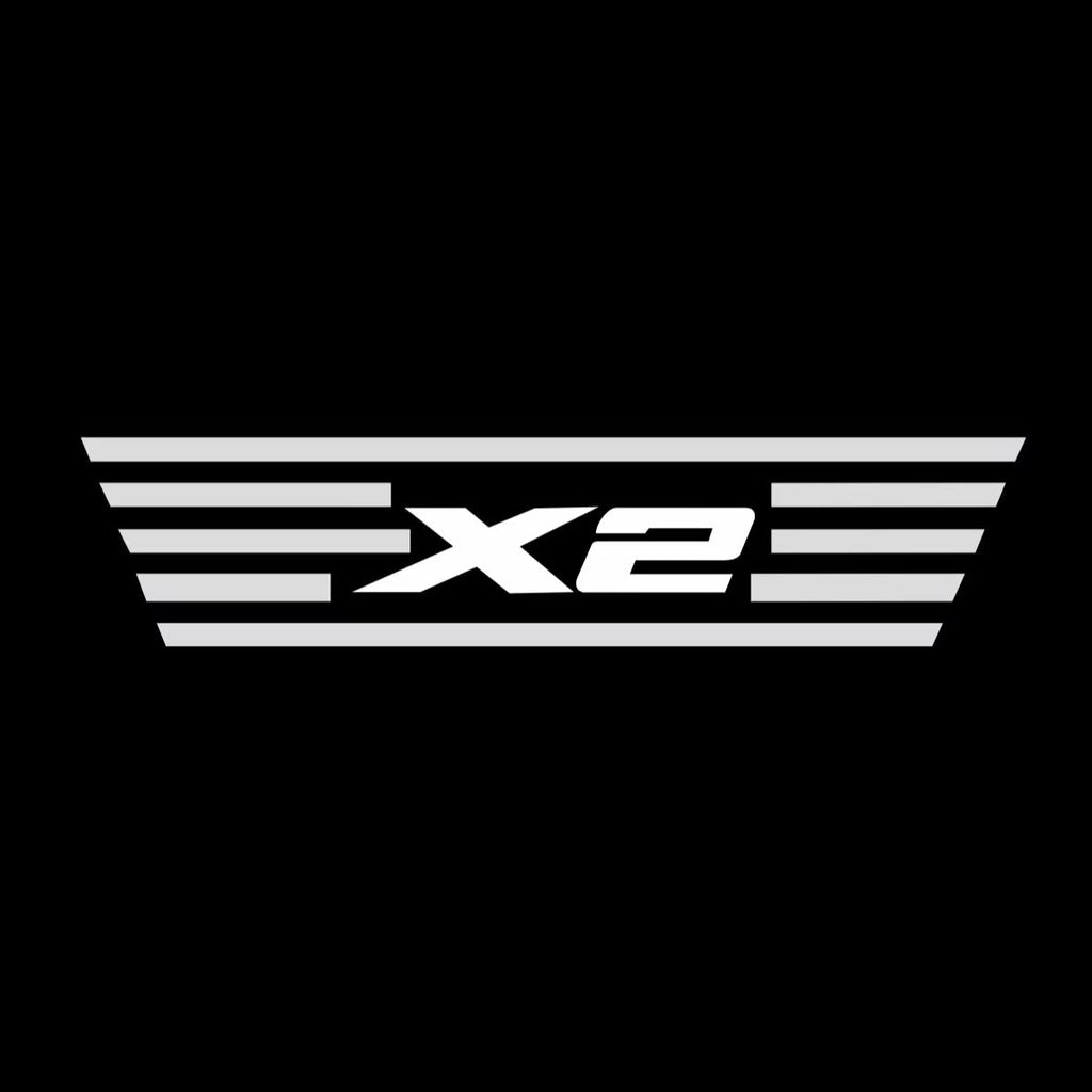 BMW X2  LOGO PROJECTOT LIGHTS (quantity 1 = 1 sets/2 door lights)Nr.bmw0065