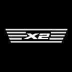BMW X2  LOGO PROJECTOT LIGHTS (quantity 1 = 1 sets/2 door lights)Nr.bmw0065
