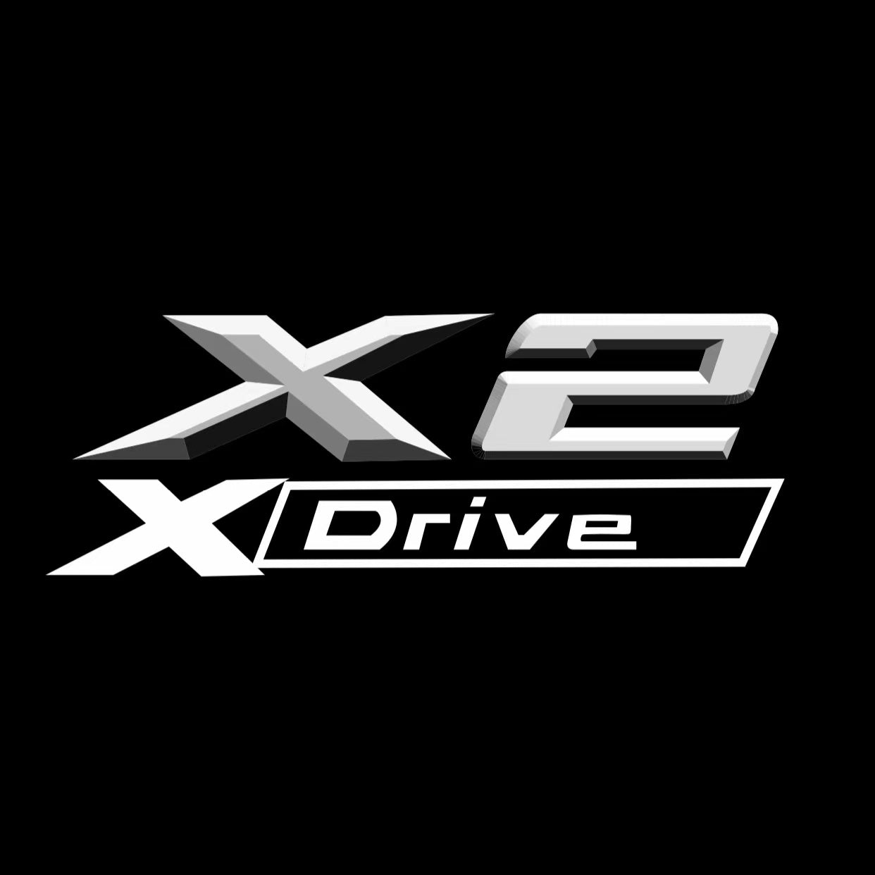 BMW  X2 Drive  LOGO PROJECTOT LIGHTS (quantity 1 = 1 sets/2 door lights)Nr.bmw0064