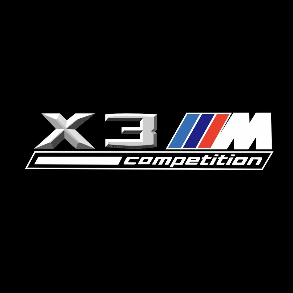 BMW X3M  LOGO PROJECTOT LIGHTS (quantity 1 = 1 sets/2 door lights)Nr.bmw0058