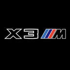 BMW  X3M LOGO PROJECTOT LIGHTS (quantity 1 = 1 sets/2 door lights)Nr.bmw0057